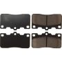 CENTRIC PARTS 105.02430 Posi Quiet Ceramic Brake Pads with Shims