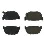 CENTRIC PARTS 105.02720 Posi Quiet Ceramic Brake Pads with Shims and Hardware