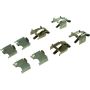 CENTRIC PARTS 105.02730 Posi Quiet Ceramic Brake Pads with Shims and Hardware