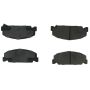 CENTRIC PARTS 105.02730 Posi Quiet Ceramic Brake Pads with Shims and Hardware