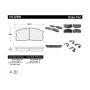 CENTRIC PARTS 105.02990 Posi Quiet Ceramic Brake Pads with Shims and Hardware