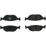 CENTRIC PARTS 105.03220 Posi Quiet Ceramic Brake Pads with Shims and Hardware