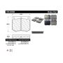 CENTRIC PARTS 105.03300 Posi Quiet Ceramic Brake Pads with Shims