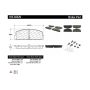 CENTRIC PARTS 105.03320 Posi Quiet Ceramic Brake Pads with Shims and Hardware