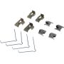 CENTRIC PARTS 105.03320 Posi Quiet Ceramic Brake Pads with Shims and Hardware