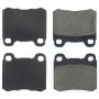 CENTRIC PARTS 105.03350 Posi Quiet Ceramic Brake Pads with Shims