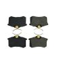 CENTRIC PARTS 105.03400 Posi Quiet Ceramic Brake Pads with Shims