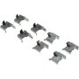 CENTRIC PARTS 105.03520 Posi Quiet Ceramic Brake Pads with Shims and Hardware