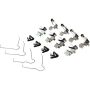 CENTRIC PARTS 105.03560 Posi Quiet Ceramic Brake Pads with Shims and Hardware