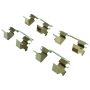 CENTRIC PARTS 105.03630 Posi Quiet Ceramic Brake Pads with Shims and Hardware