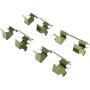 CENTRIC PARTS 105.03630 Posi Quiet Ceramic Brake Pads with Shims and Hardware
