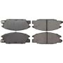 CENTRIC PARTS 105.03630 Posi Quiet Ceramic Brake Pads with Shims and Hardware