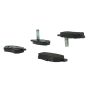 CENTRIC PARTS 105.03741 Posi Quiet Ceramic Brake Pads with Shims and Hardware