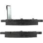 CENTRIC PARTS 105.03741 Posi Quiet Ceramic Brake Pads with Shims and Hardware