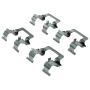 CENTRIC PARTS 105.03831 Posi Quiet Ceramic Brake Pads with Shims and Hardware