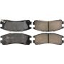 CENTRIC PARTS 105.03831 Posi Quiet Ceramic Brake Pads with Shims and Hardware