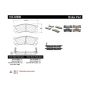 CENTRIC PARTS 105.03900 Posi Quiet Ceramic Brake Pads with Shims