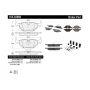 CENTRIC PARTS 105.03960 Posi Quiet Ceramic Brake Pads with Shims and Hardware