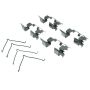 CENTRIC PARTS 105.03990 Posi Quiet Ceramic Brake Pads with Shims and Hardware