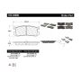 CENTRIC PARTS 105.04000 Posi Quiet Ceramic Brake Pads with Shims and Hardware