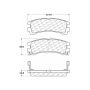 CENTRIC PARTS 105.04010 Posi Quiet Ceramic Brake Pads with Shims and Hardware