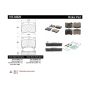 CENTRIC PARTS 105.04020 Posi Quiet Ceramic Brake Pads with Shims and Hardware