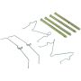 CENTRIC PARTS 105.04100 Posi Quiet Ceramic Brake Pads with Shims and Hardware