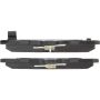 CENTRIC PARTS 105.04130 Posi Quiet Ceramic Brake Pads with Shims and Hardware