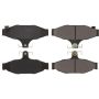 CENTRIC PARTS 105.04130 Posi Quiet Ceramic Brake Pads with Shims and Hardware