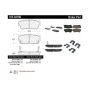 CENTRIC PARTS 105.04180 Posi Quiet Ceramic Brake Pads with Shims and Hardware