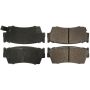 CENTRIC PARTS 105.04180 Posi Quiet Ceramic Brake Pads with Shims and Hardware