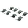 CENTRIC PARTS 105.04280 Posi Quiet Ceramic Brake Pads with Shims and Hardware