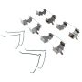 CENTRIC PARTS 105.04350 Posi Quiet Ceramic Brake Pads with Shims and Hardware