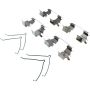 CENTRIC PARTS 105.04350 Posi Quiet Ceramic Brake Pads with Shims and Hardware