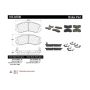 CENTRIC PARTS 105.04700 Posi Quiet Ceramic Brake Pads with Shims and Hardware