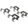CENTRIC PARTS 105.04701 Posi Quiet Ceramic Brake Pads with Shims and Hardware