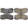 CENTRIC PARTS 105.04701 Posi Quiet Ceramic Brake Pads with Shims and Hardware