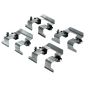 CENTRIC PARTS 105.04710 Posi Quiet Ceramic Brake Pads with Shims and Hardware