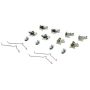 CENTRIC PARTS 105.04761 Posi Quiet Ceramic Brake Pads with Shims and Hardware