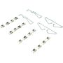 CENTRIC PARTS 105.04770 Posi Quiet Ceramic Brake Pads with Shims and Hardware