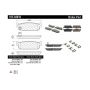 CENTRIC PARTS 105.04810 Posi Quiet Ceramic Brake Pads with Shims and Hardware