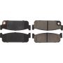 CENTRIC PARTS 105.04810 Posi Quiet Ceramic Brake Pads with Shims and Hardware