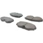 CENTRIC PARTS 105.04860 Posi Quiet Ceramic Brake Pads with Shims and Hardware