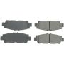 CENTRIC PARTS 105.04880 Posi Quiet Ceramic Brake Pads with Shims and Hardware