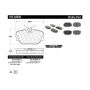 CENTRIC PARTS 105.04930 Posi Quiet Ceramic Brake Pads with Shims