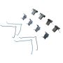 CENTRIC PARTS 105.05000 Posi Quiet Ceramic Brake Pads with Shims and Hardware