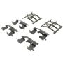 CENTRIC PARTS 105.05031 Posi Quiet Ceramic Brake Pads with Shims and Hardware