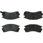 CENTRIC PARTS 105.05090 Posi Quiet Ceramic Brake Pads with Shims and Hardware