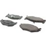 CENTRIC PARTS 105.05220 Posi Quiet Ceramic Brake Pads with Shims and Hardware