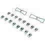 CENTRIC PARTS 105.05220 Posi Quiet Ceramic Brake Pads with Shims and Hardware